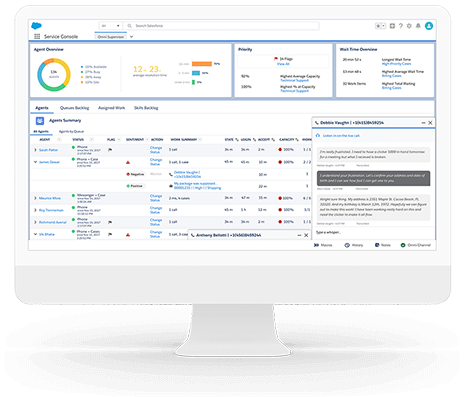 Call Center Management with Service Cloud Voice
